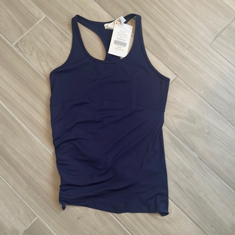 NWT NAVY FABLETICS RACERBACK TANK